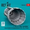 RESKIT RSU48-0506 F-104 (S, G-late) Starfighter exhaust nozzle for Hasegawa/Eduard (1195, 1196, 1133) kit (3D Printed) 1/48